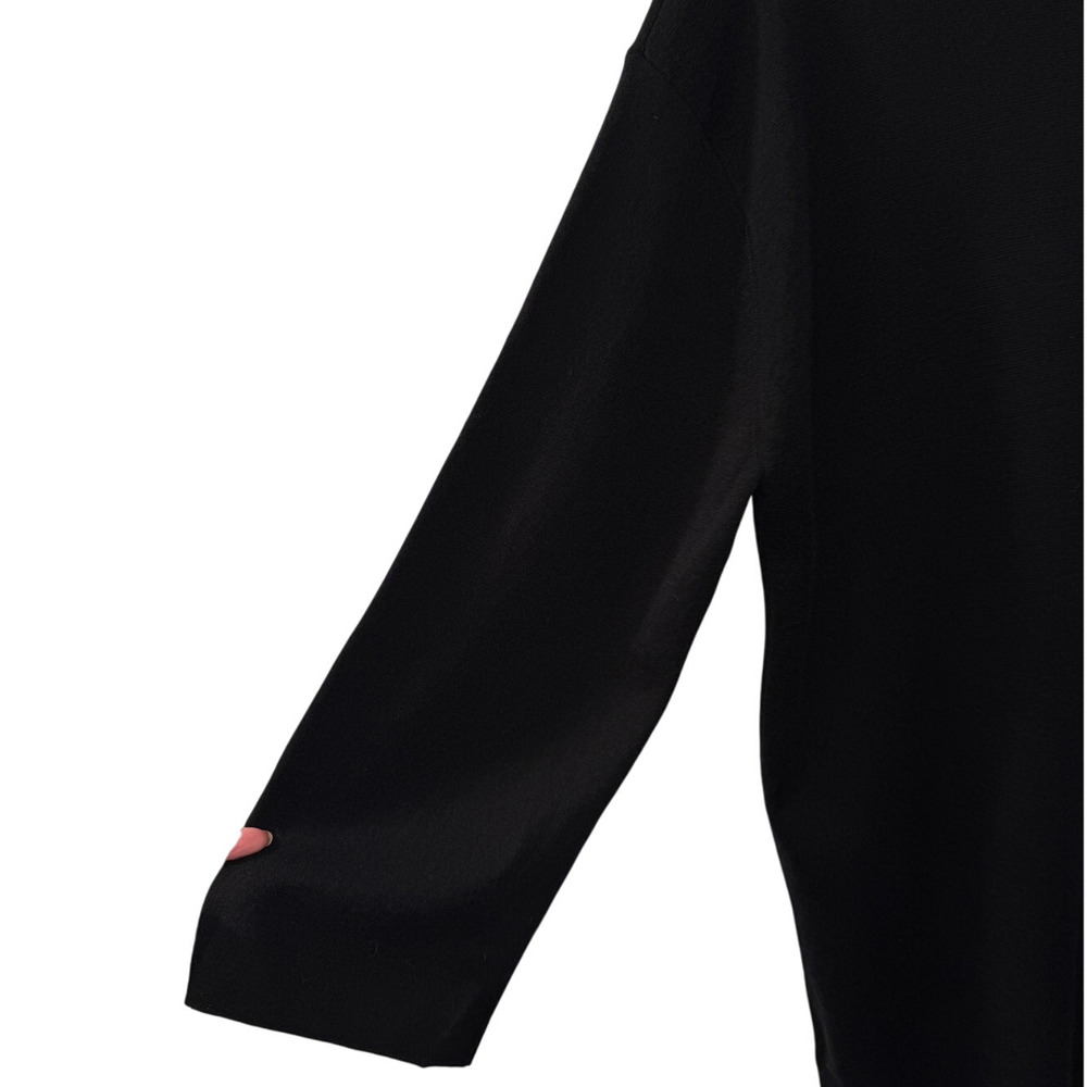 NEW Nili Lotan S Alisaie $1035 Wool CASHMERE Sweater  Dress Long Sleeve Black - Picture 9 of 12